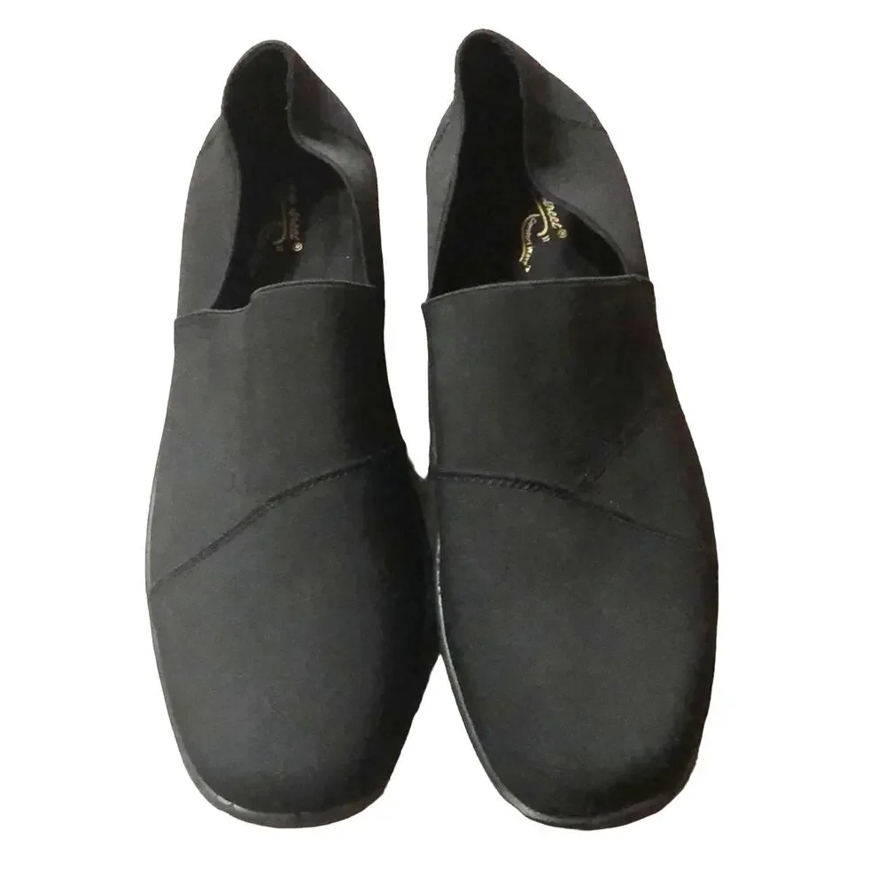 Easy Street Comfort Wave Trance Black Wedge Shoes Woman Size 10